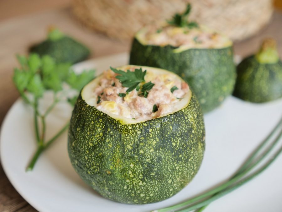 Courgette Farcie Au Thon Et Ricotta Aux Fourneaux