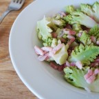 Chou Romanesco aux lardons