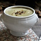 Soupe de poireaux aux cèpes