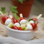 Brochette jambon et crudités pour l'apéro