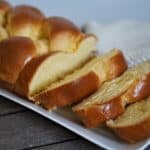 Brioche tressée au beurre bien moelleuse