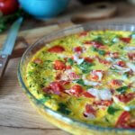 Fritatta au four courgette et tomates