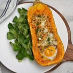 courge butternut farcie gratinée au four