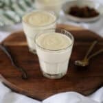 Crème vanille et lait de coco