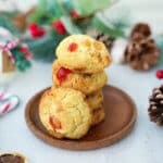 cookies de noël aux fruits confits