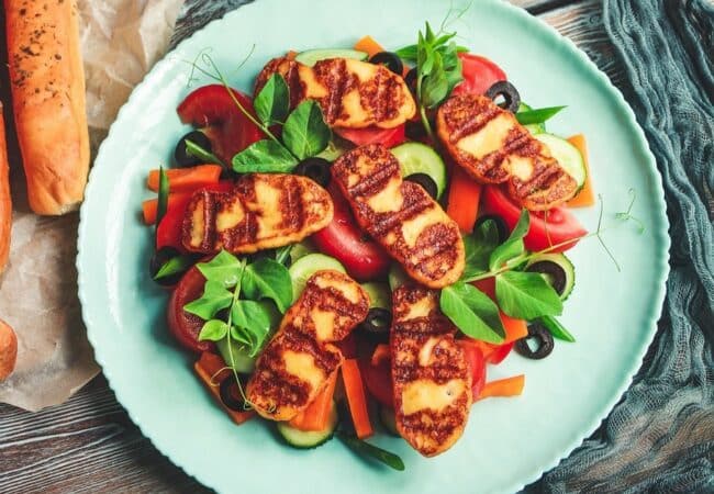 Comment faire du halloumi grillé au four