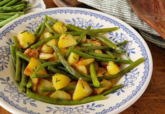 Salade de haricots verts pommes de terre