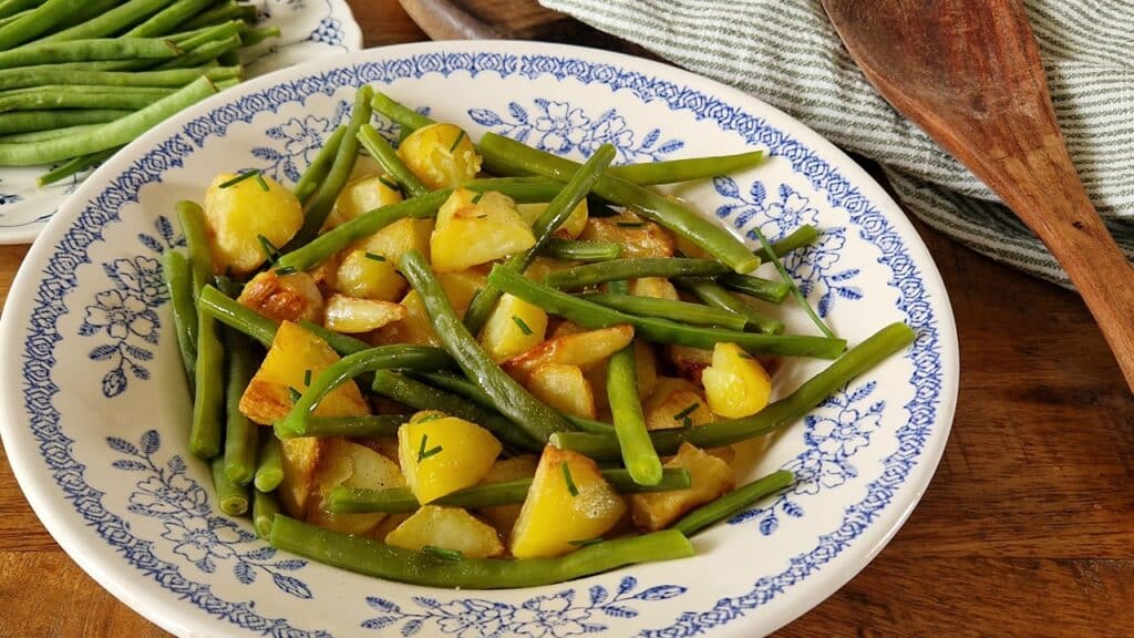 salade de haricots verts frais pommes de terre