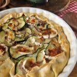 Tarte courgette chèvre miel