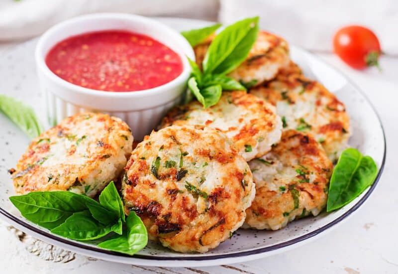 croquettes au poulet et aux pommes de terre