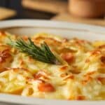 Gratin de pates au jambon