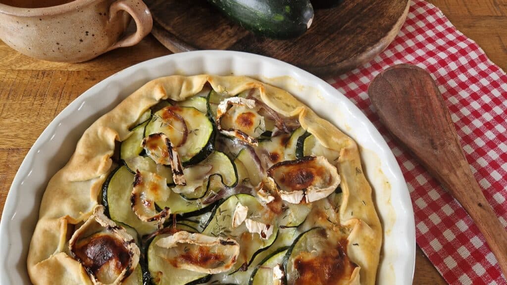 tarte aux courgettes