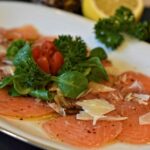 Carpaccio de saumon à l'italienne