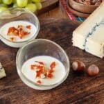 panna cotta au chorizo et fromage Morbier