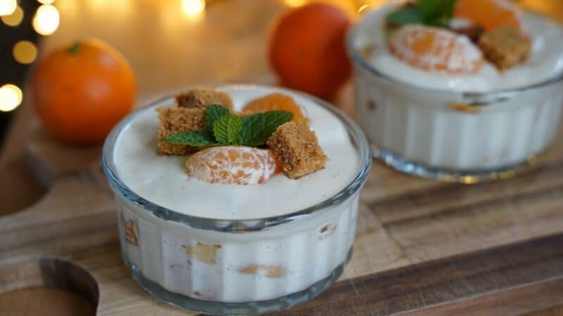 Tiramisu de Noël aux clémentines