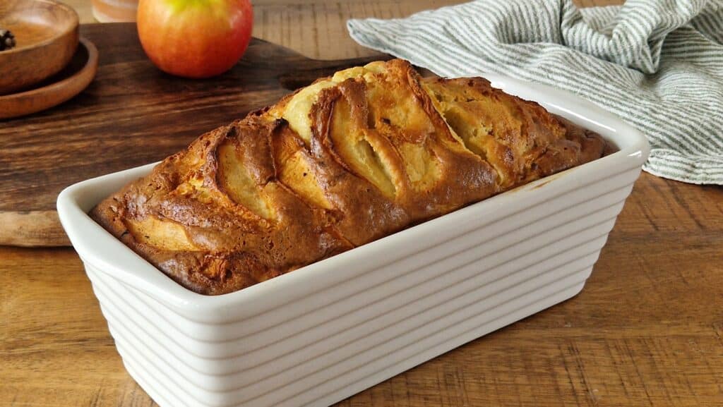 Cake moelleux pomme mascarpone