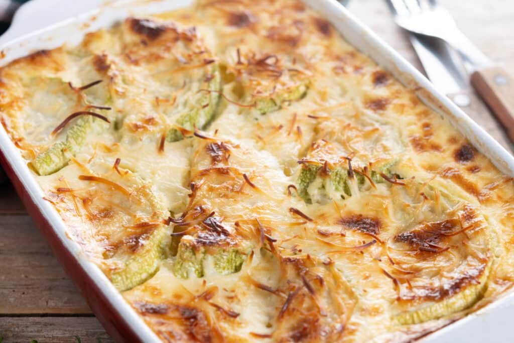 plat d'hiver Gratin de poireau façon tartiflette